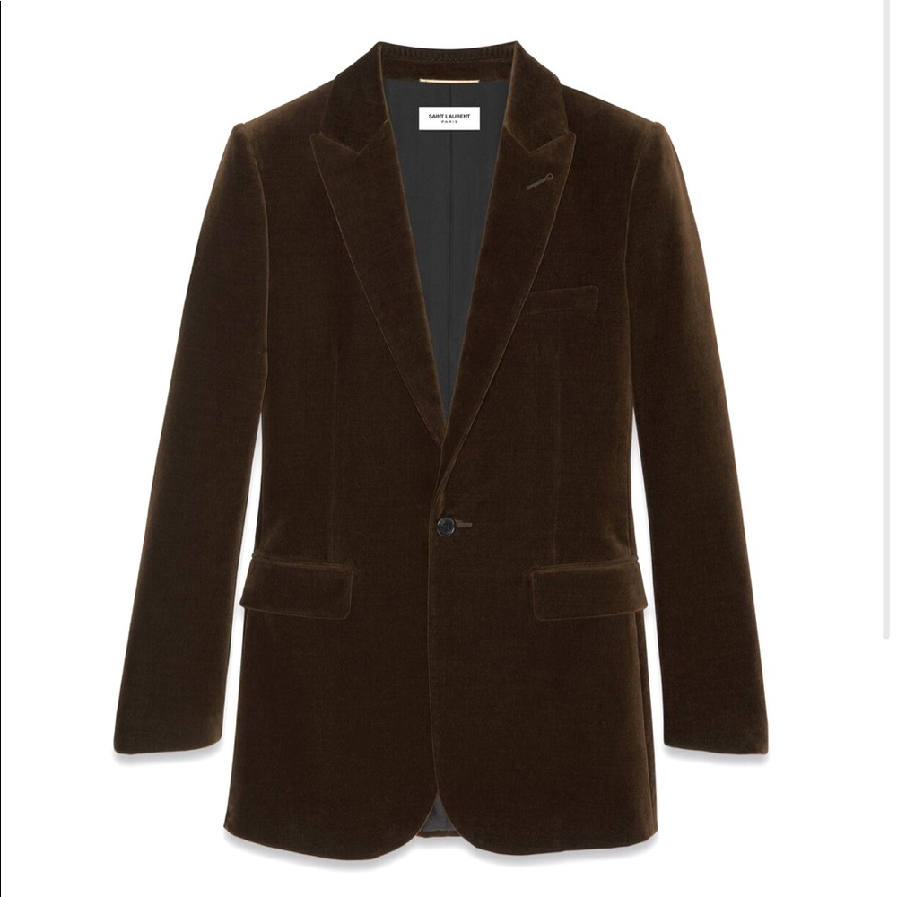 YSL velvet sport coat